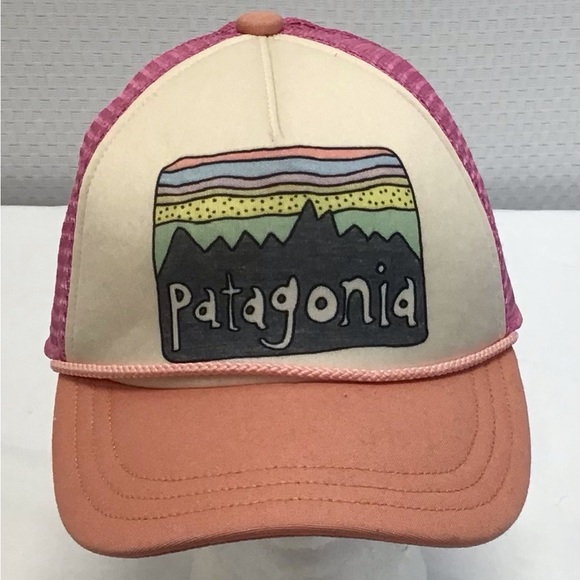 Patagonia Other - Patagonia Kids' Pink and Peach Trucker Hat
